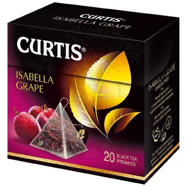 Curtis te svart "Isabella grape", 36g