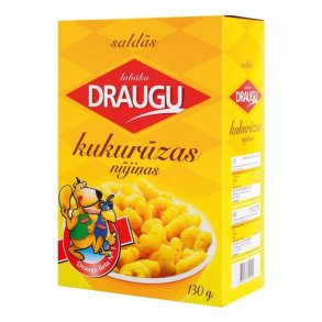 DRAUGU Ste Glasserte Maispinner, 130g