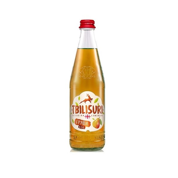 Kullsyreholdig lemonade ''Pear'' i glass Sairme, 0,5L