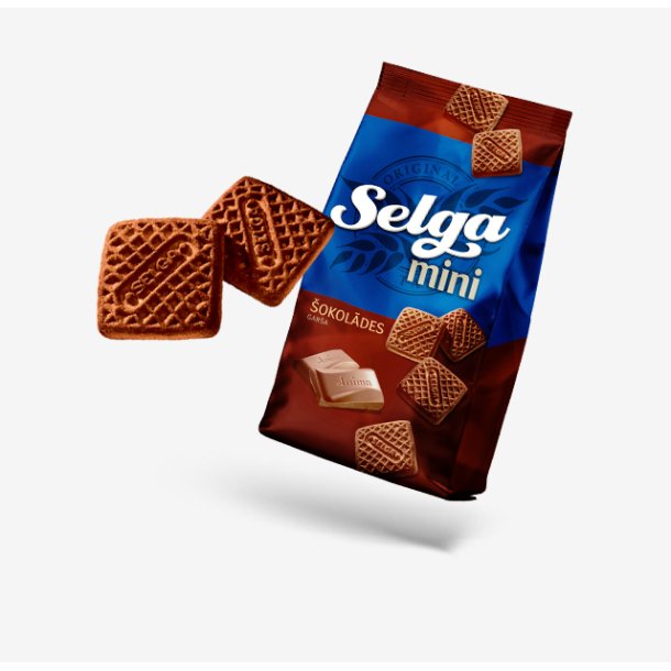 Selga Mini kjeks med sjokolade smak, 250g