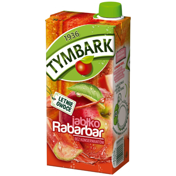  Tymbark Eple &amp; Rabarbra Drikke, 1l