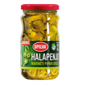 Jalapene pepper syltet kuttet, Spilva 340g