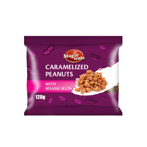 Karamelisert pean�tter med sezam Magic Corn 120g