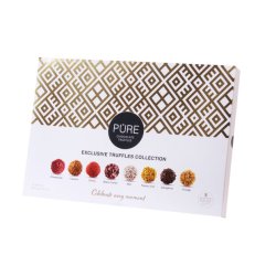 Eksklusiv samling av sjokoladetrfler PURE 265g