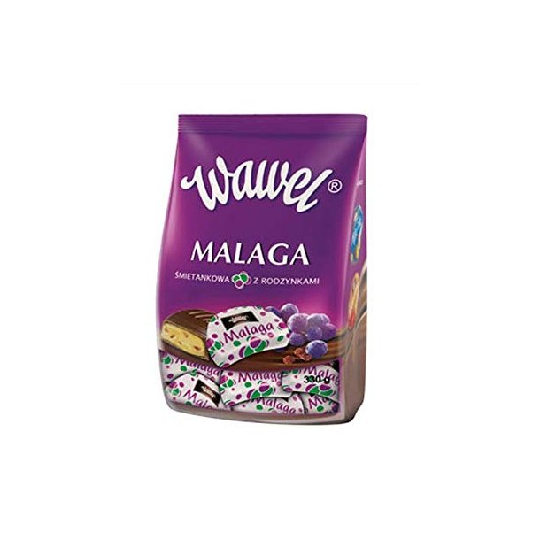 Sjokoladekonfekter "Malaga" Wawel, 330g