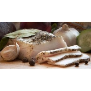 Bacon saltet med hvitl�kbiter, 330g (+-10g)