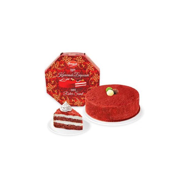 Kake "Rød velvet" frossen Frusch, 950g