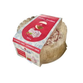 Ost kake med bringeb�r Latsweets, 900g
