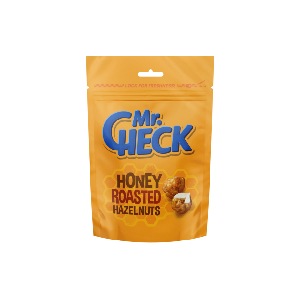 Honning ristede hasselnøtter Mr.Check 150g