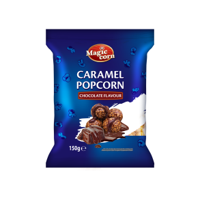 Karamellisert Popcorn med sjokolade Magic corn, 150g