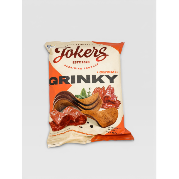 Rug-hvetekrutonger med smak av ost JokerS 80g