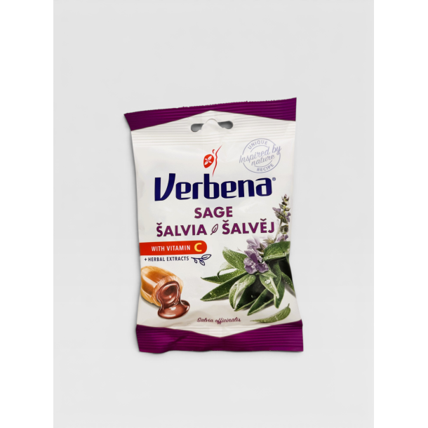 Softpastiller med salvie og vitamin C Verbena 60g