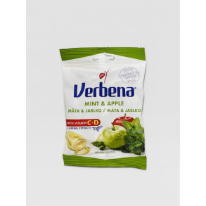 Softpastiller med mint-eplefyll vitamin C Verbena 60g