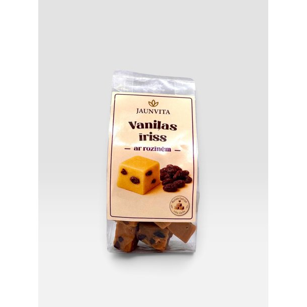 Vanilla toffee med rosiner Jaunvita 200g