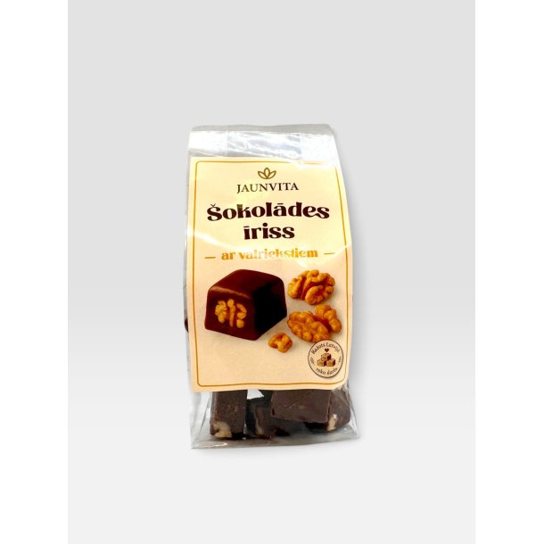 Sjokolade toffee med valn�tter Jaunvita 200g