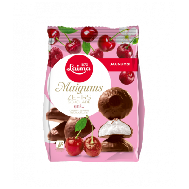 Sefyr Kirsebær med Sjokolade Maigums LAIMA, 200g