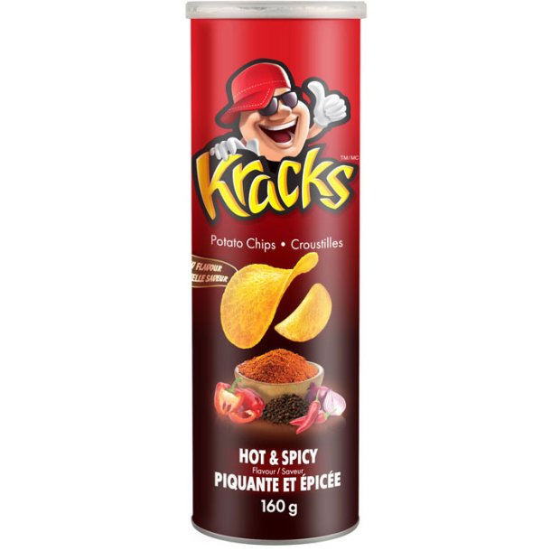 Potetgull "Kracks" hot &amp; spicy, 160g