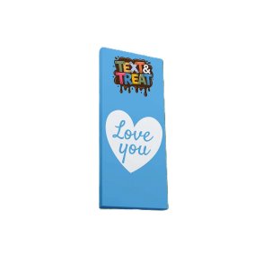Melke sjokolade Love You blue T&T 85g