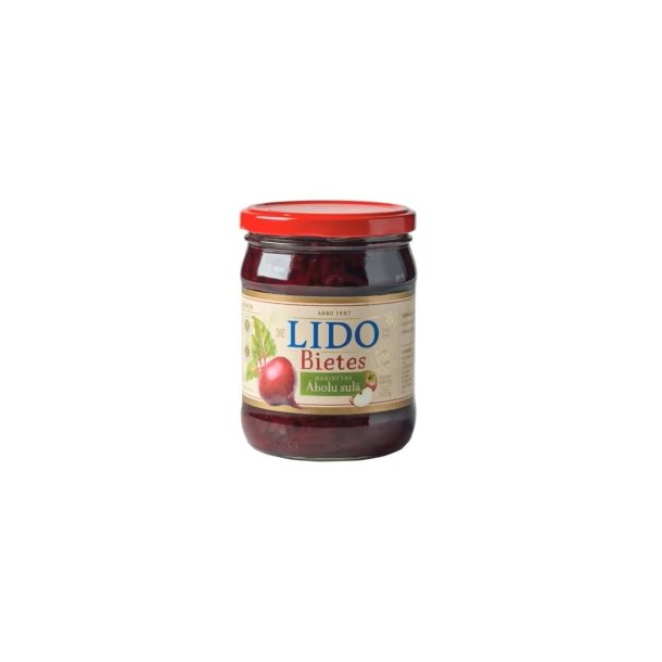 Syltede beter marinert i eplejuice 480g LIDO