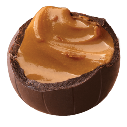 Melkesjokoladetrfler med belgisk kakekremfyll PURE 148g