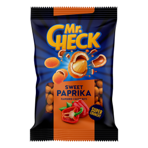 Spr belagte peantter med st paprika smak Mr.Check, 150g