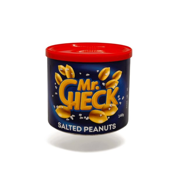 Ristede pean�tter med salt Mr.check, 140g