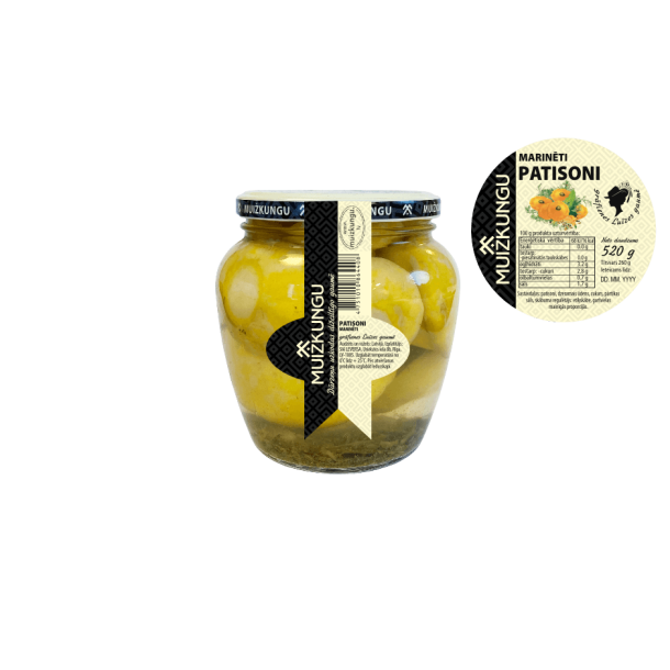 Marinerte patisson Muizkungu, 520g