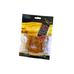 Rd pepper sesam blekksprut trket Fishka, 56g
