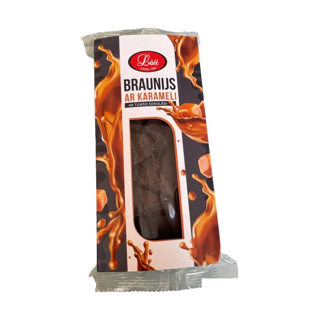 Brauni Kake med karamell og mørk sjokolade Laci (frossen), 250g