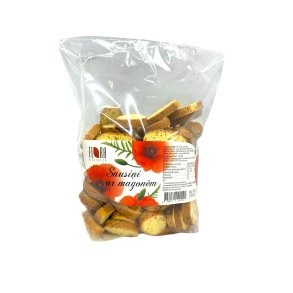 Brød kjeks med valmuefrø Flora, 250g