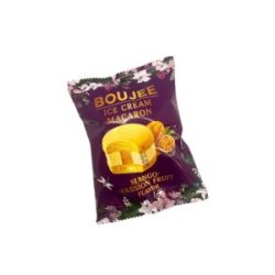 Macaron iskrem med Mango og fyll med pasjonsfrukt Boujee 60g