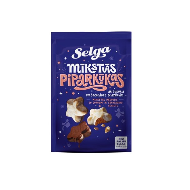 Myk pepper kaker Stars JUL SELGA, 250g