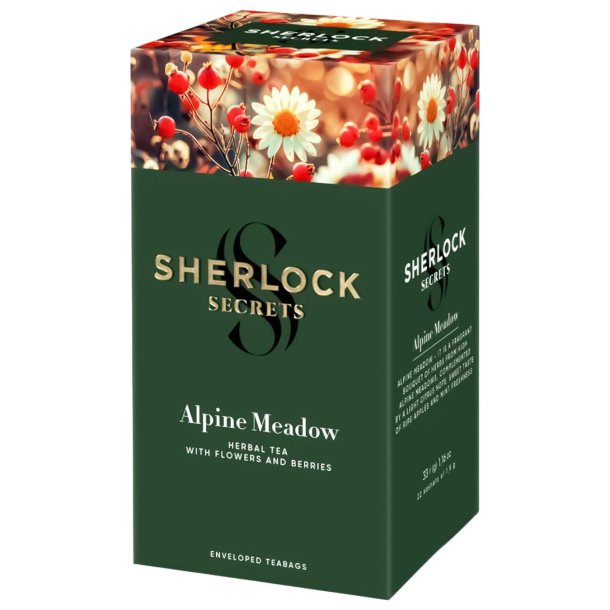 Sherlock Secrets Alpine Meadow Herbal Tea 1.5gx22