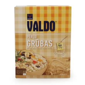 VALDO Perle Gryn i puser, 500g (4 x125g)
