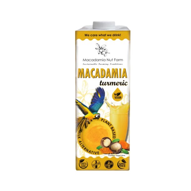 Macadamia Nut drink Turmeric, 1L