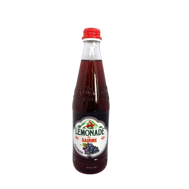 Kullsyreholdig lemonade Saperavi i glass Sairme, 0,5L