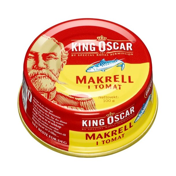Makrell i Tomat King Oscar, 100g