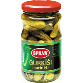 Marinert agurker (3-6 cm) Spilva, 330g