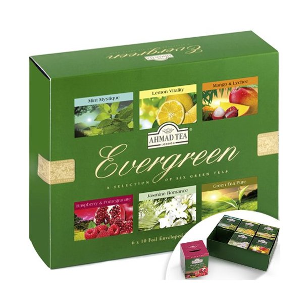 Ahmad Tea Evergreen ,120g (60x2g)