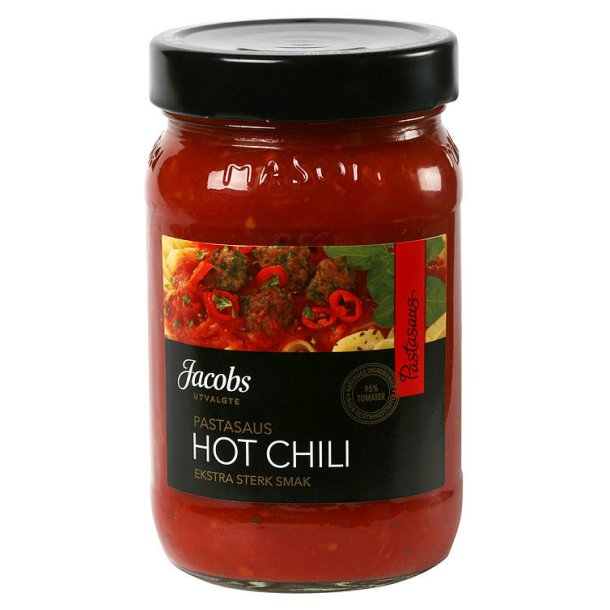 Jacobs Pastasaus Hot chili, 450g