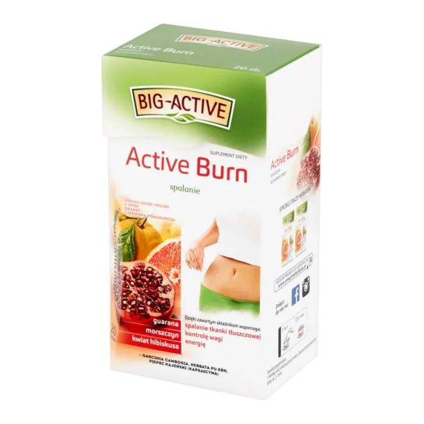 Frukt-te Active Burn Big-Active, 40g (20x2g)