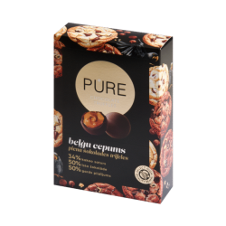 Melkesjokoladetrfler med belgisk kakekremfyll PURE 148g