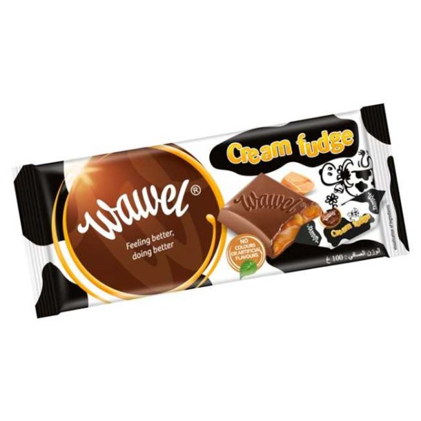 Melksjøkolade Cream Fudge Wawel, 100g