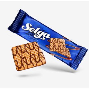 Kjeks med sjokolade glasur SELGA, 190g