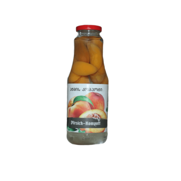 Ferskenkompott GF, 1L