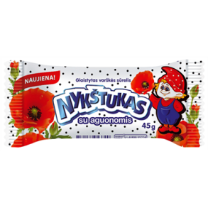  Ostemasse med valmue NYKSTUKAS, 45g