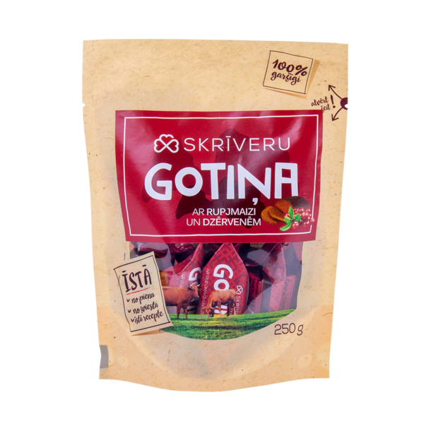 Konfekt "Gotina" med rugbrød og tranebær Skriveru, 250g