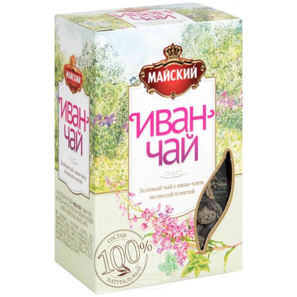 Grønn Te Ivan te med sitronmelisse og mynte Løse Blad, 75g