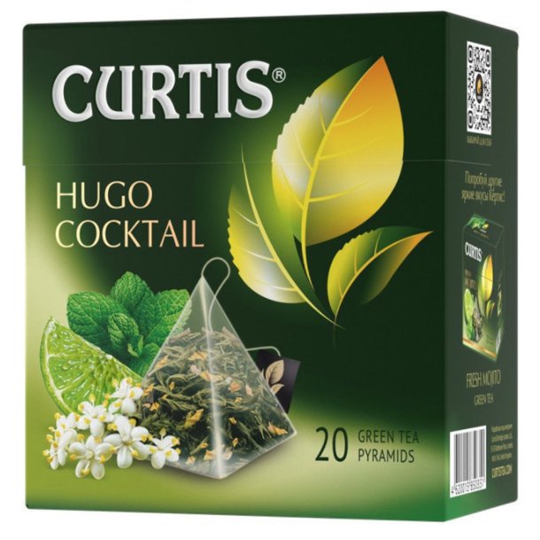 Grønn Te Lime &amp; Mint Curtis ”Hugo Coctail”, 36g