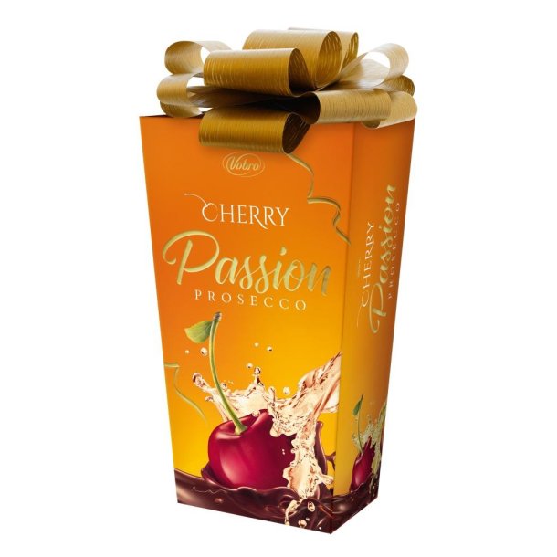 Konfekter Cherry Passion med Proseco Wine Vobro, 210g